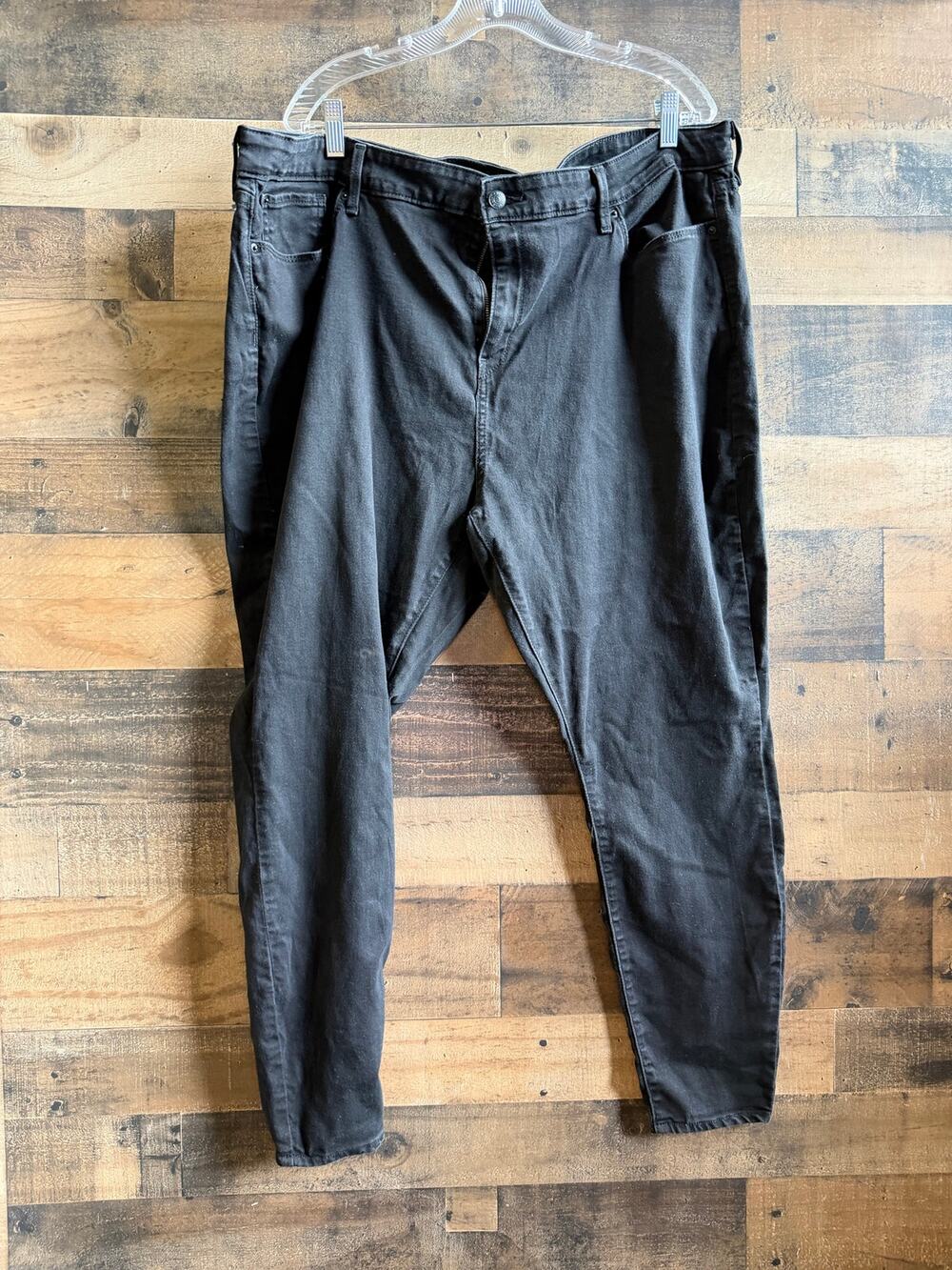 Signature by Levi Strauss Womens Mid Rise Skinny Jeans-Black Denim - Size 24M